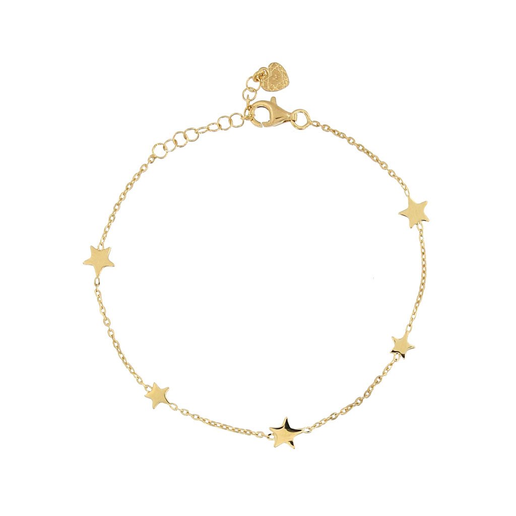 Bracciali Miss Miss Dorati con Stelle - Toptime Store