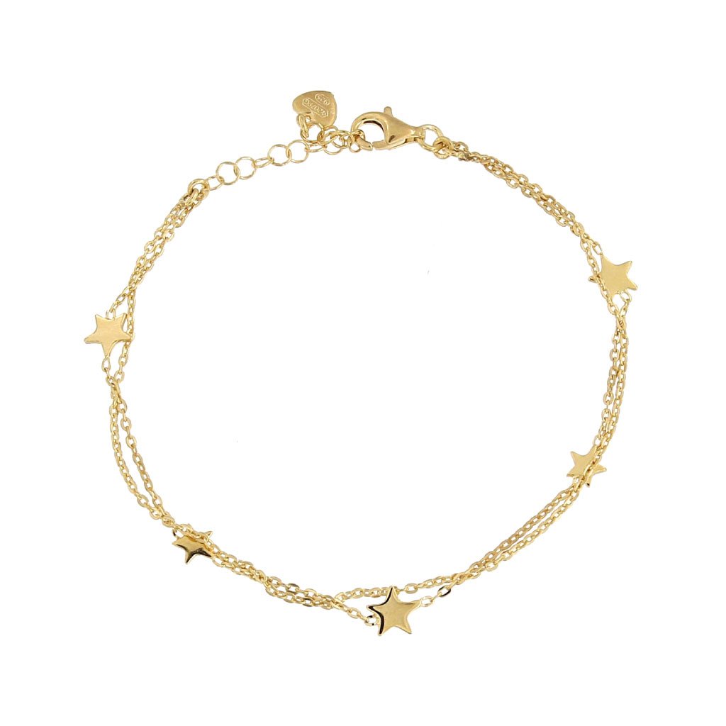 Bracciali Miss Miss Dorati con Stelle - Toptime Store