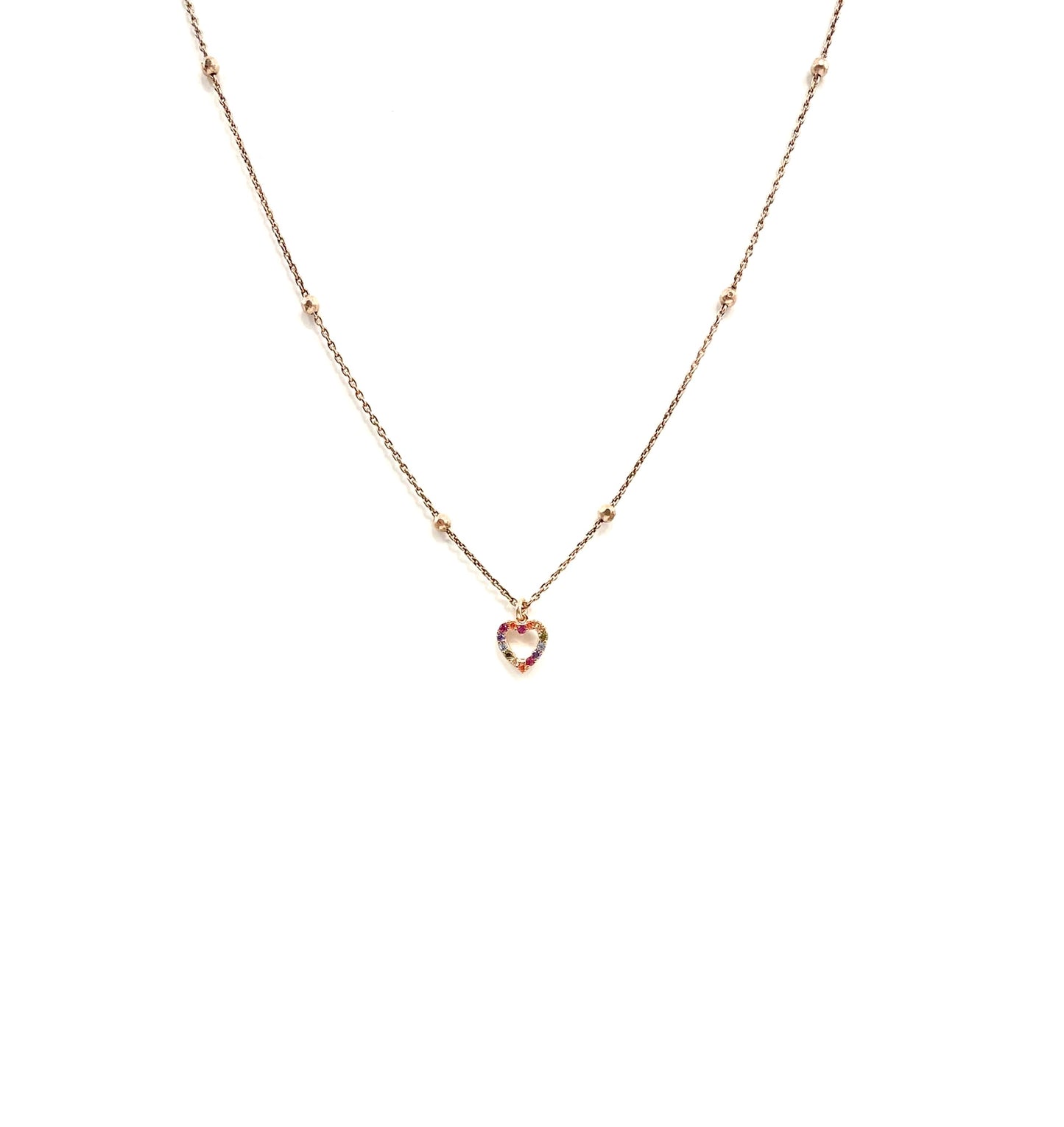 Collana Rosata Miss Miss Cuore - Toptime Store