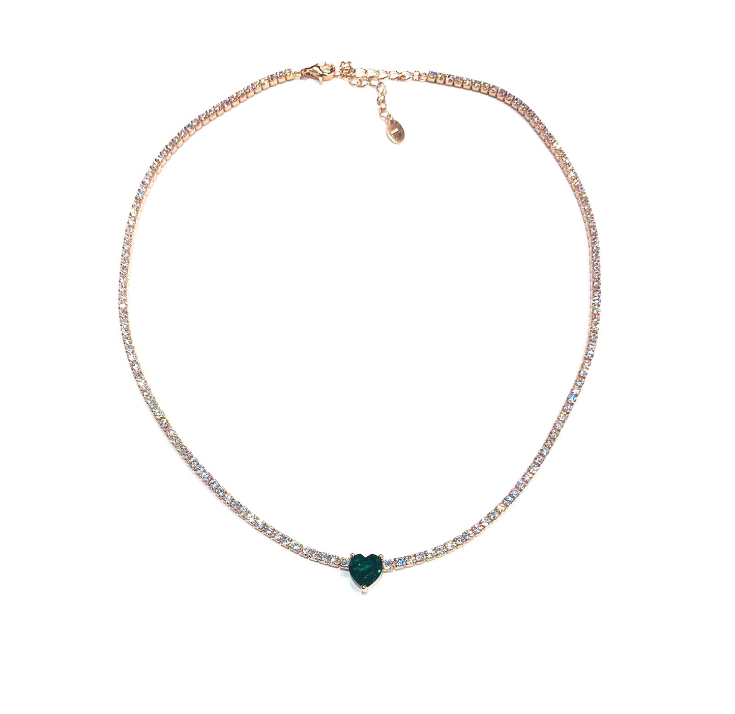 Collana da Donna Top Time in Argento 925 Rosato Choker con Cuore
