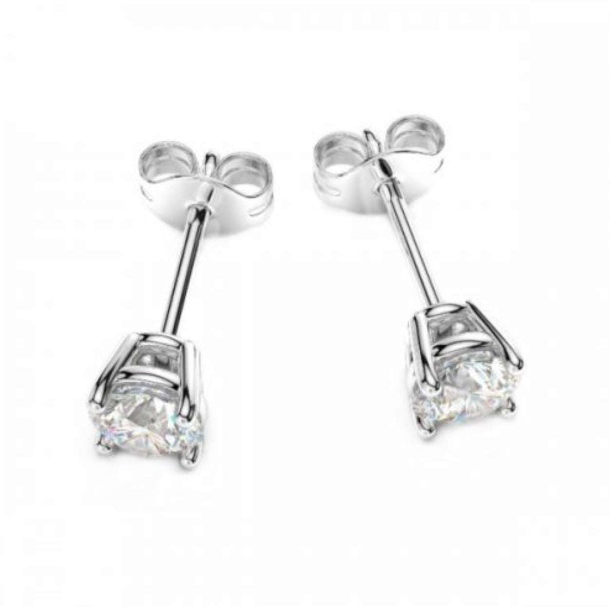Orecchini da Donna Top Time in Oro Bianco 18kt Diamanti 0,07