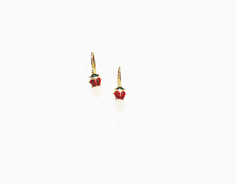 Orecchini Monachella Oro Giallo Coccinella - Toptime Store