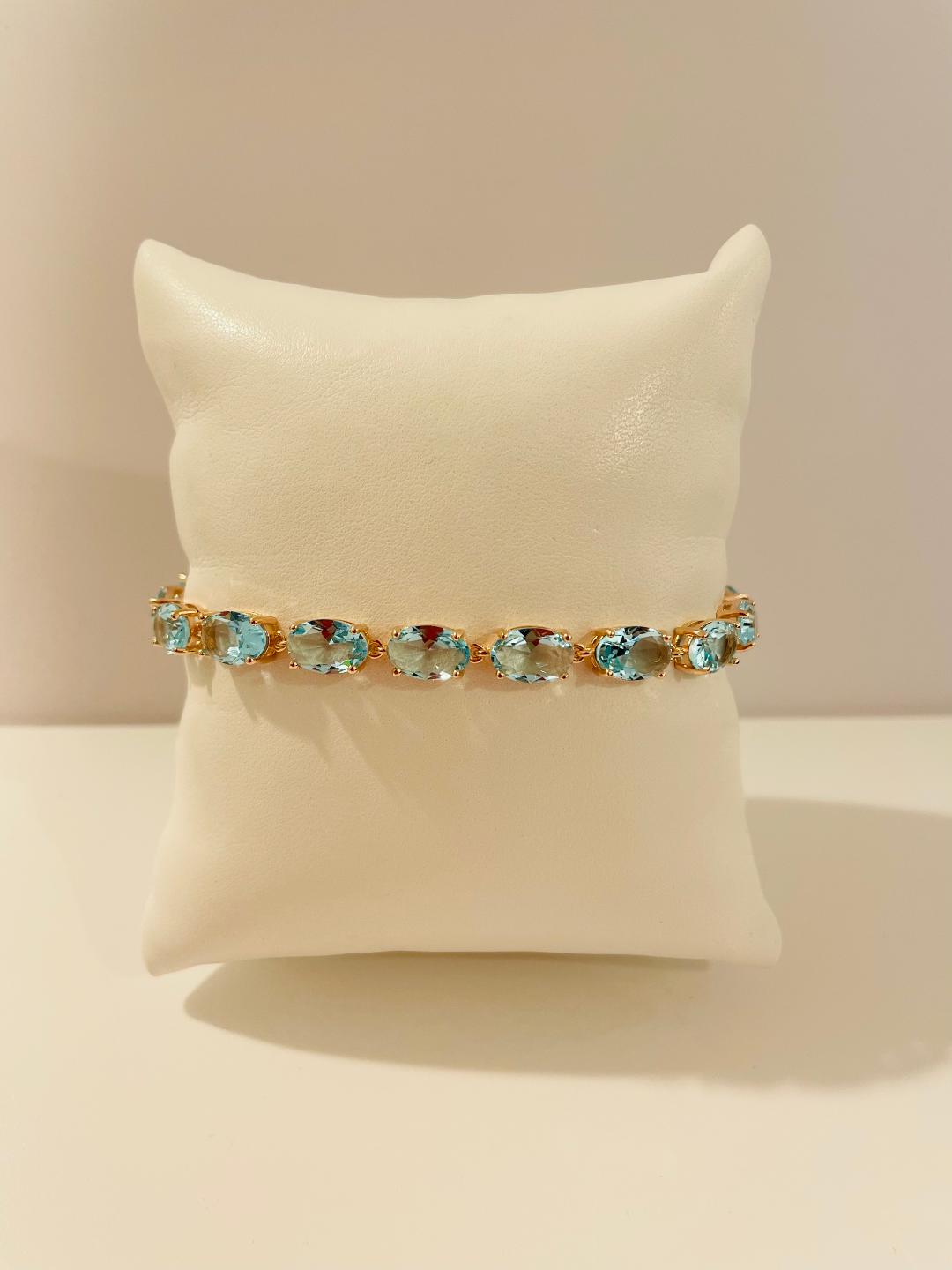 Bracciale da Donna Top Time in Argento 925 Rosato con Pietre Colorate