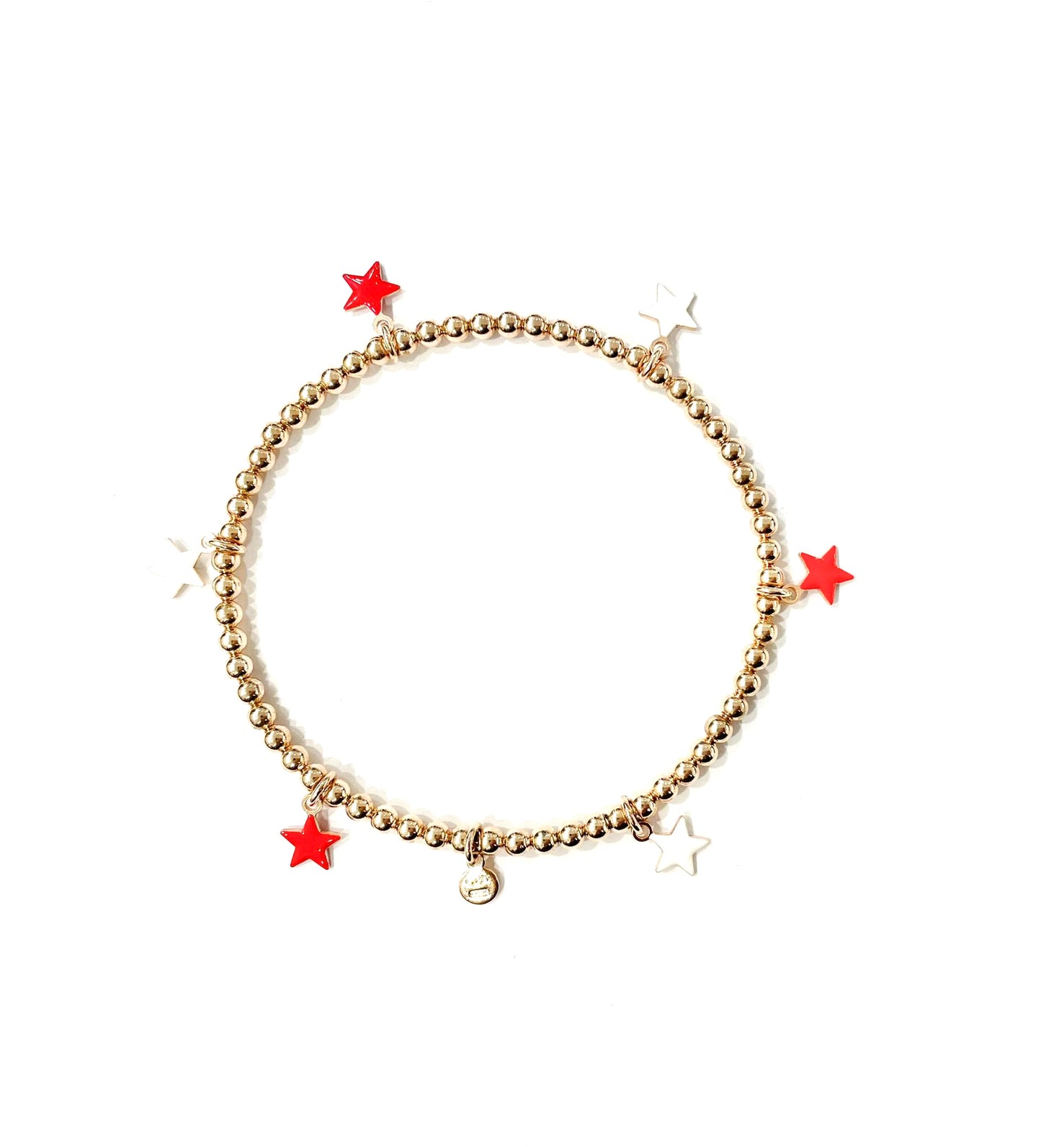 Bracciale Argento Rosato Elasticizzato Stelle - Toptime Store