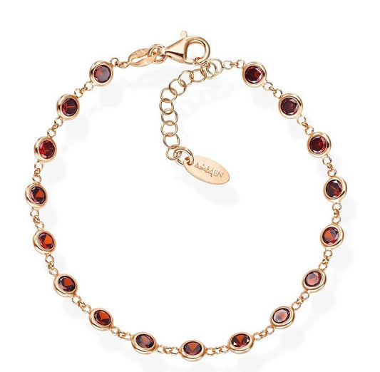 Bracciali Amen Rosati Zirconi Colorati - Toptime Store