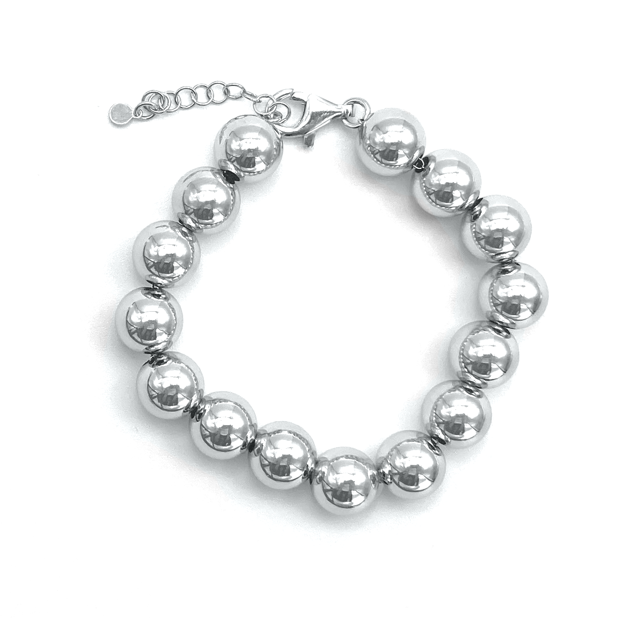 Bracciali Argento 925 1-1,5 con Sfere Lisce - Toptime Store