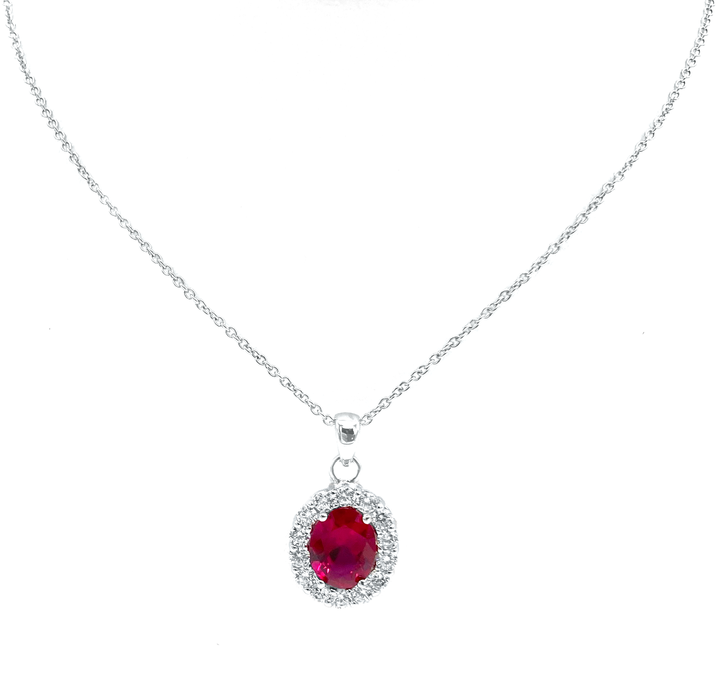 Collana da Donna Top Time in Argento 925 con Pietra Colorata