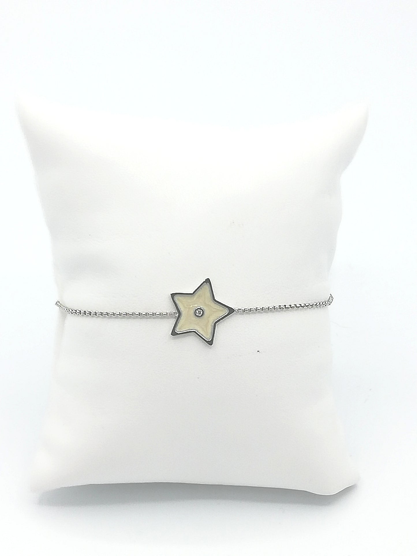 Bracciale da Donna Top Time in Argento 925 con Stella Smaltata