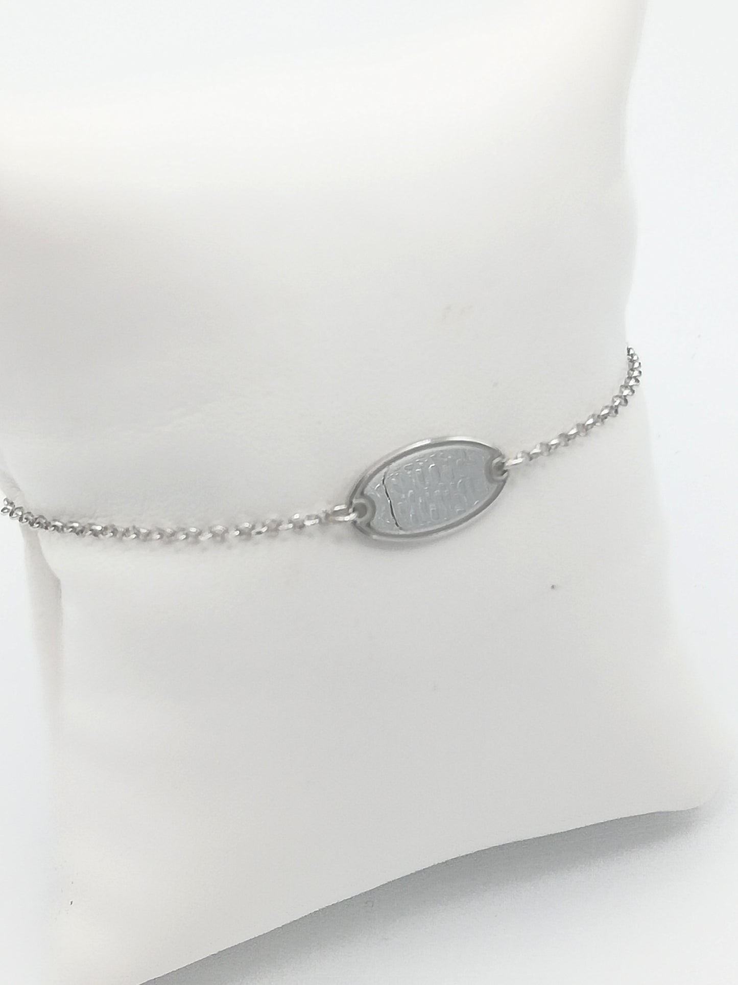 Bracciale da Donna Top Time in Argento 925 con Targhettina