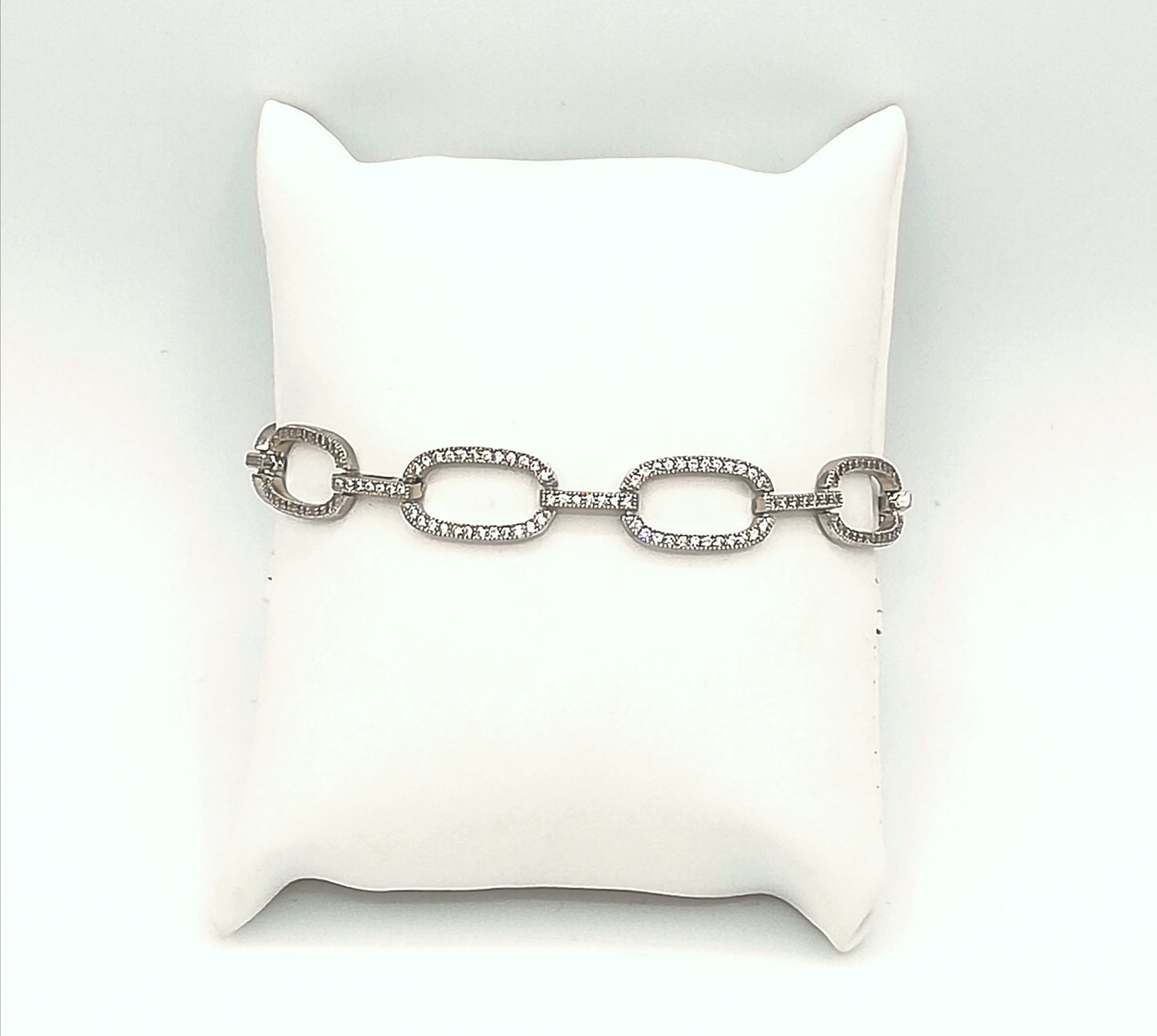 Bracciale da Donna Top Time in Argento 925 a Catena Diamantata