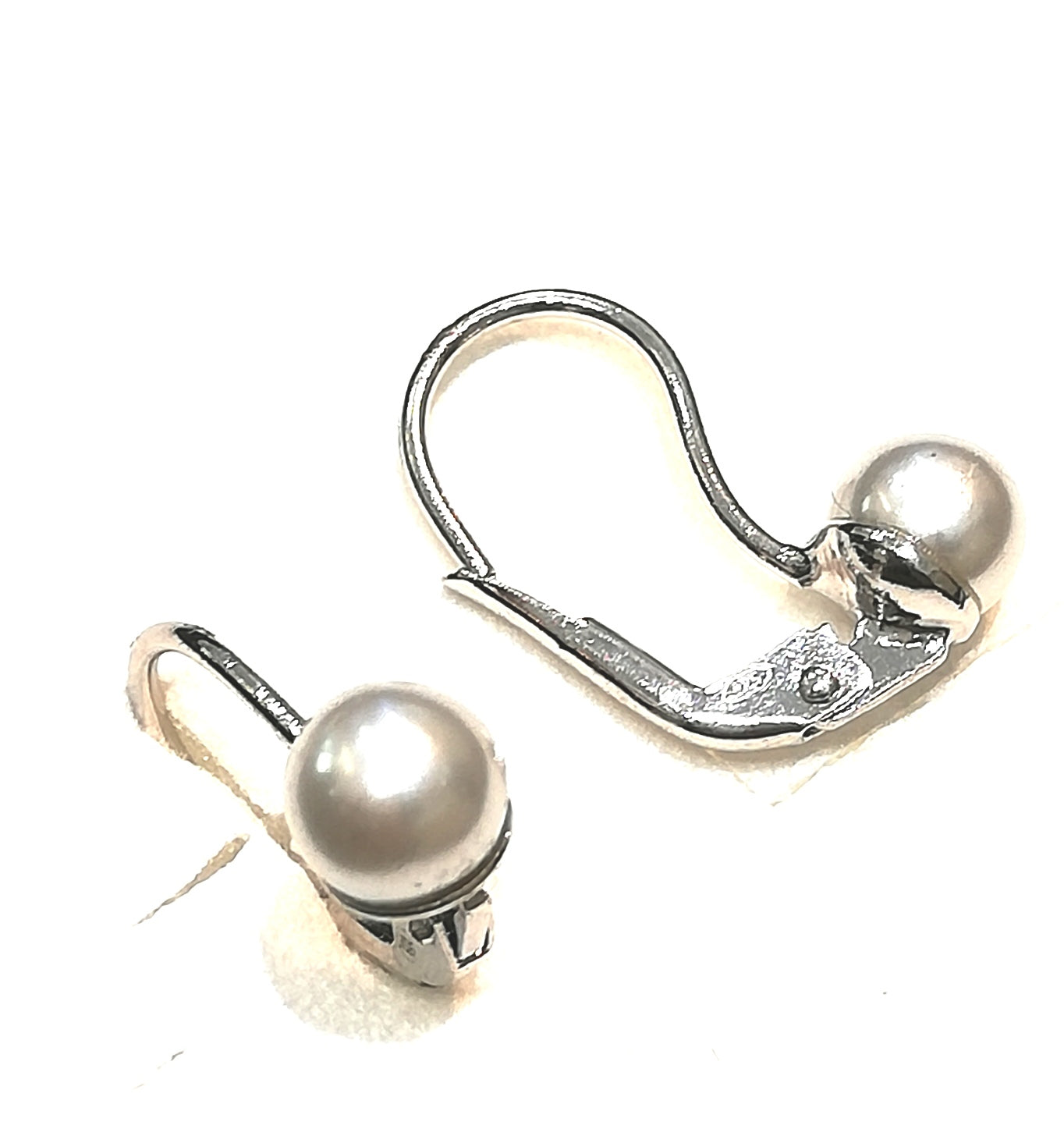 ORECCHINI IN ARGENTO 925 CON PENDENTE PERLA