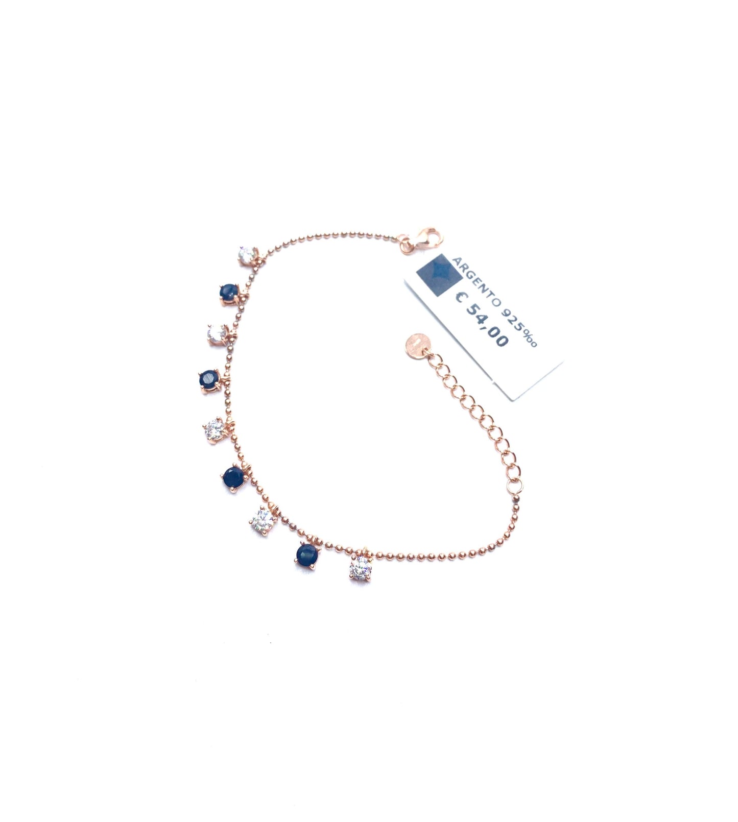 Bracciale Argento 925 Rosato Con Zirconi - Toptime Store