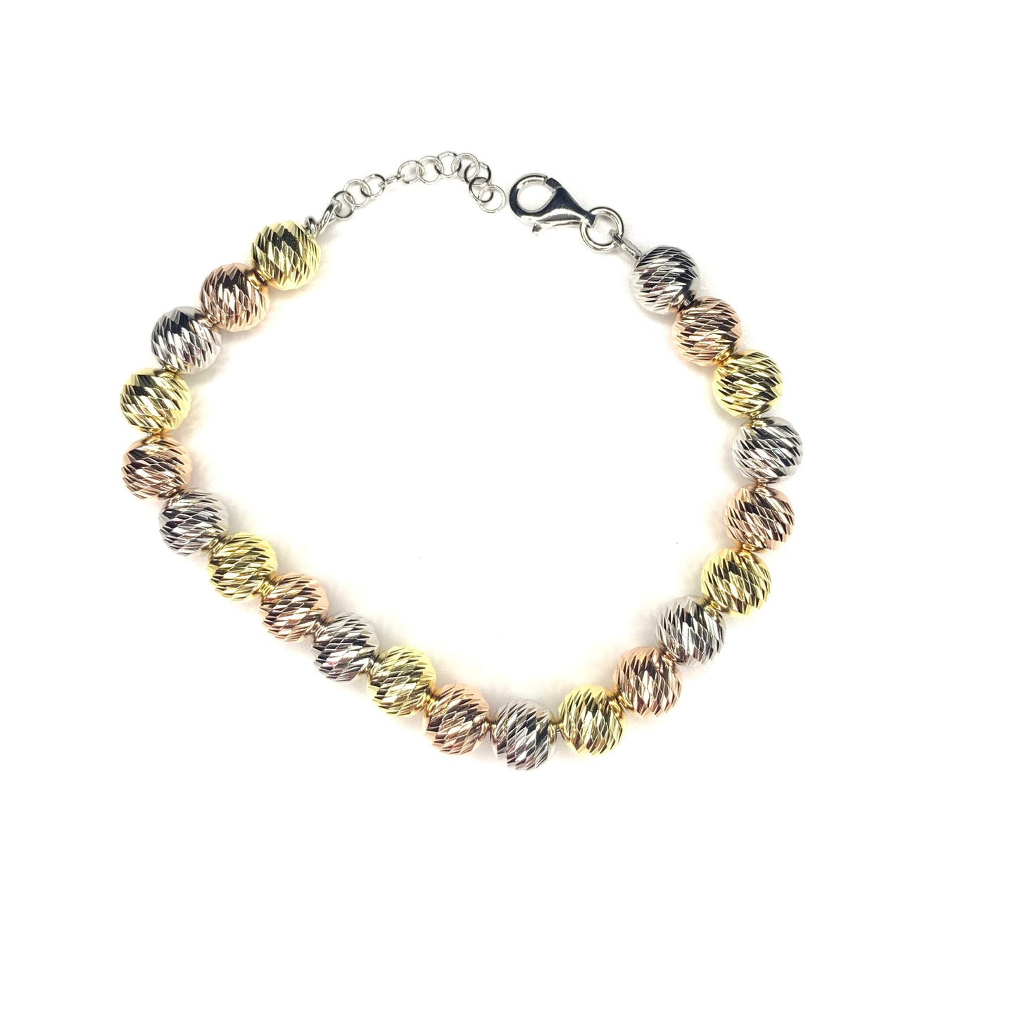 Bracciale Argento 925 Multicolor con Sfere Diamantate - Toptime Store