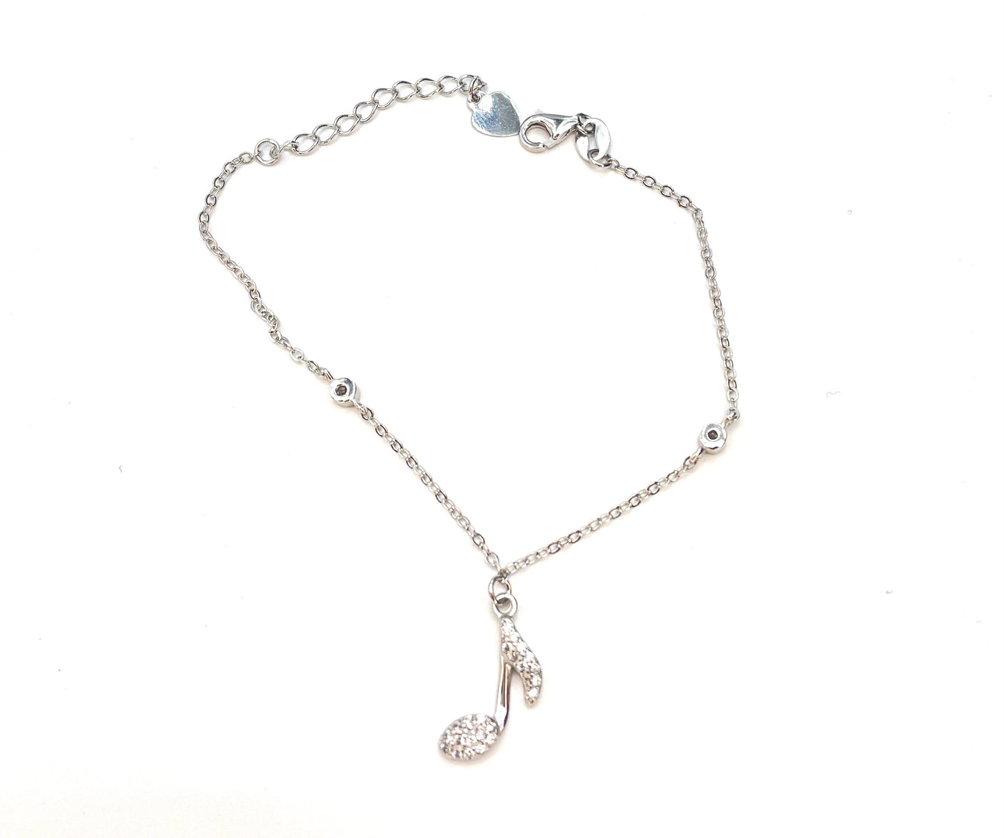 Bracciale da Donna Top Time in Argento 925 con Nota Musicale