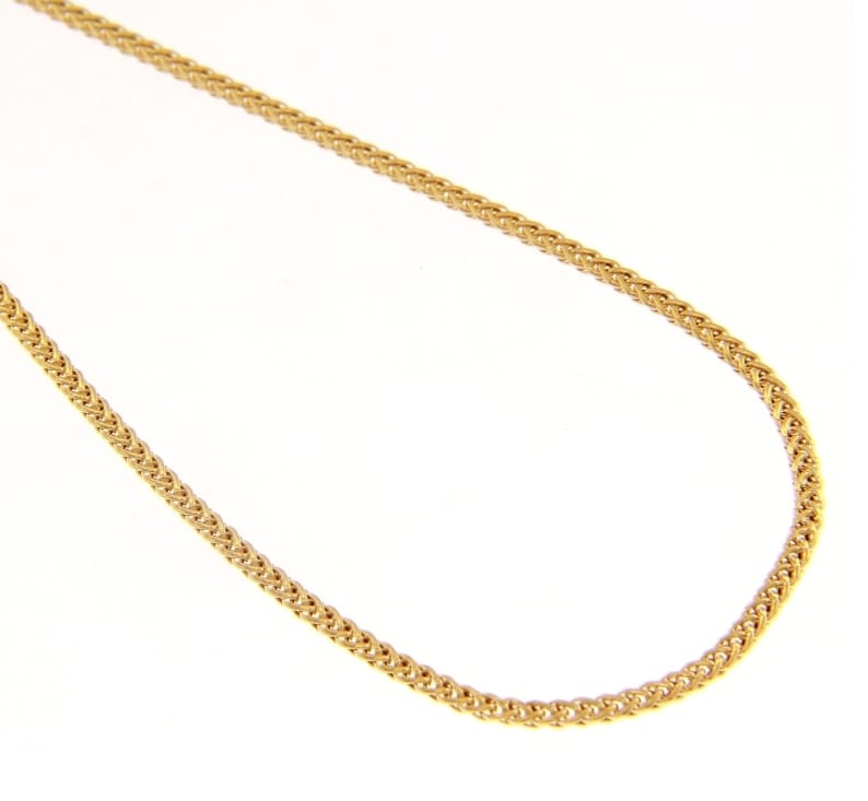 Collana da Donna Top Time in Oro Giallo 18kt a Spiga