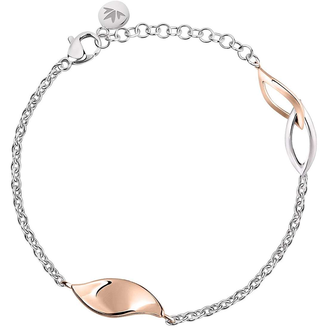 Bracciale da Donna Morellato in Argento 925 Rosato Collezione Foglia