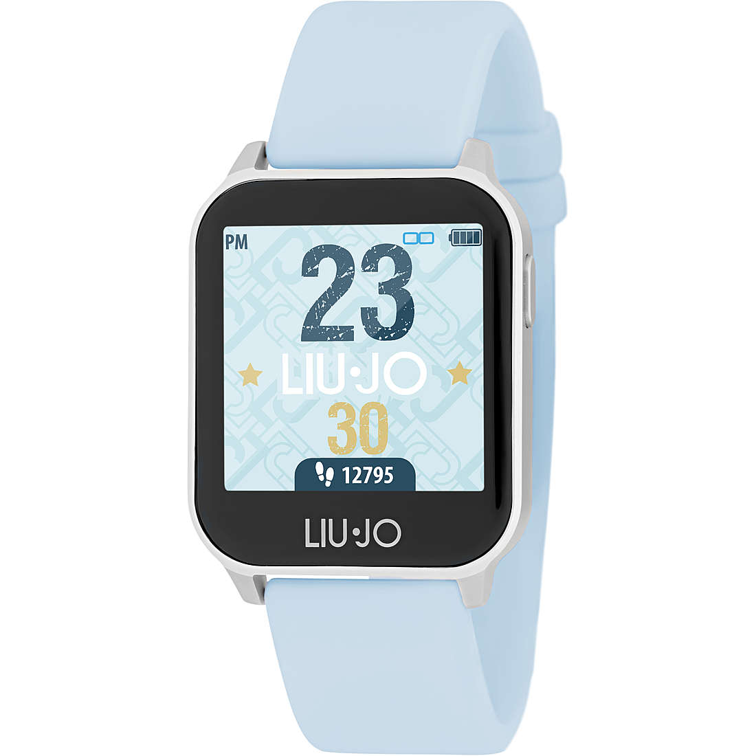 Smartwatch da Donna e Uomo Liu Jo in Acciaio e Silicone Collezione Energy Silver