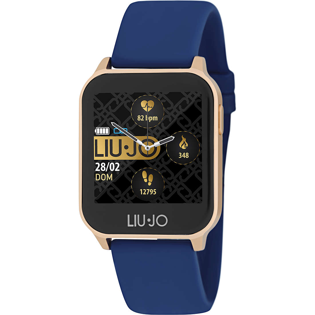 Smartwatch da Donna e Uomo Liu Jo in Acciaio Rosato e Silicone Collezione Energy Gold Rose
