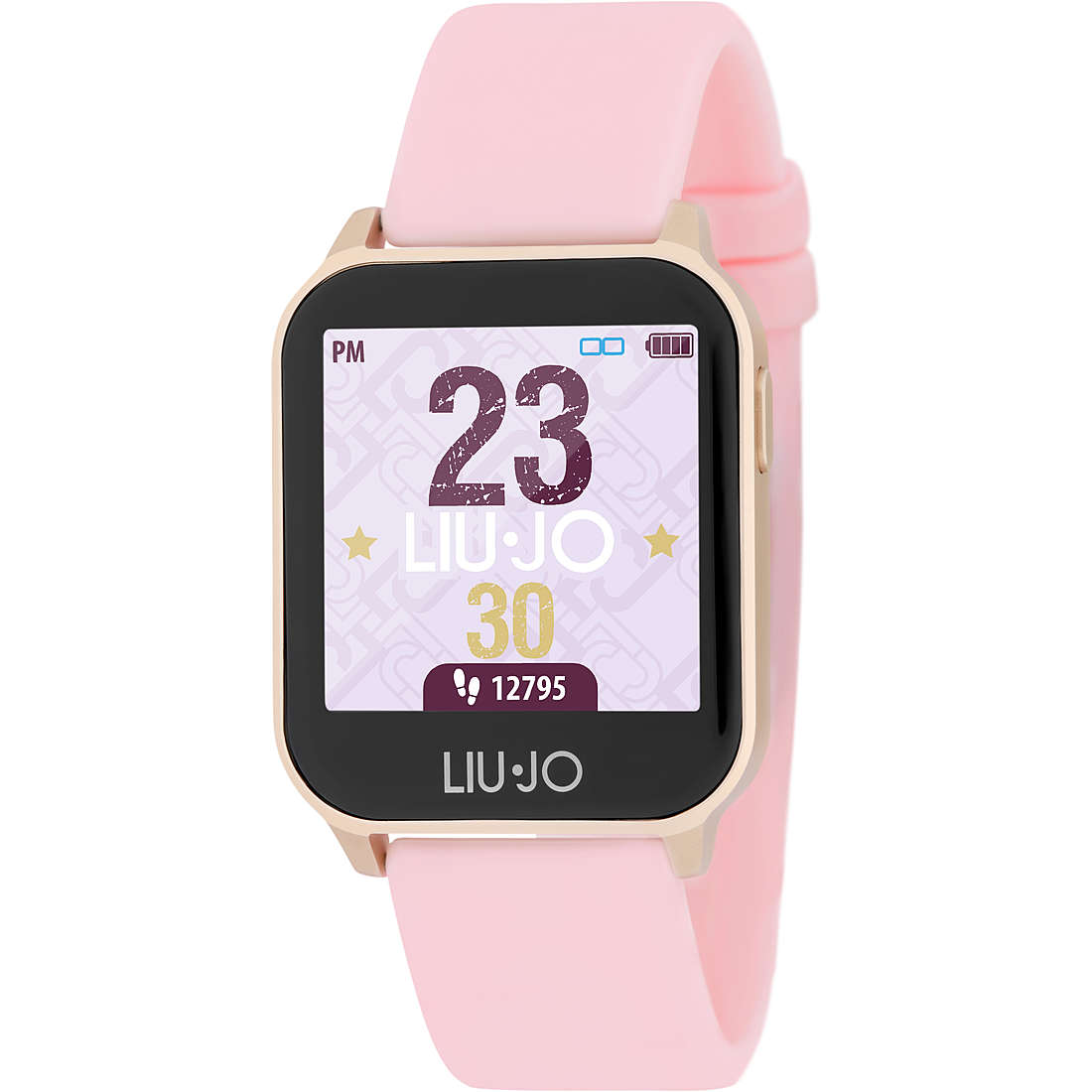 Smartwatch da Donna e Uomo Liu Jo in Acciaio Rosato e Silicone Collezione Energy Gold Rose