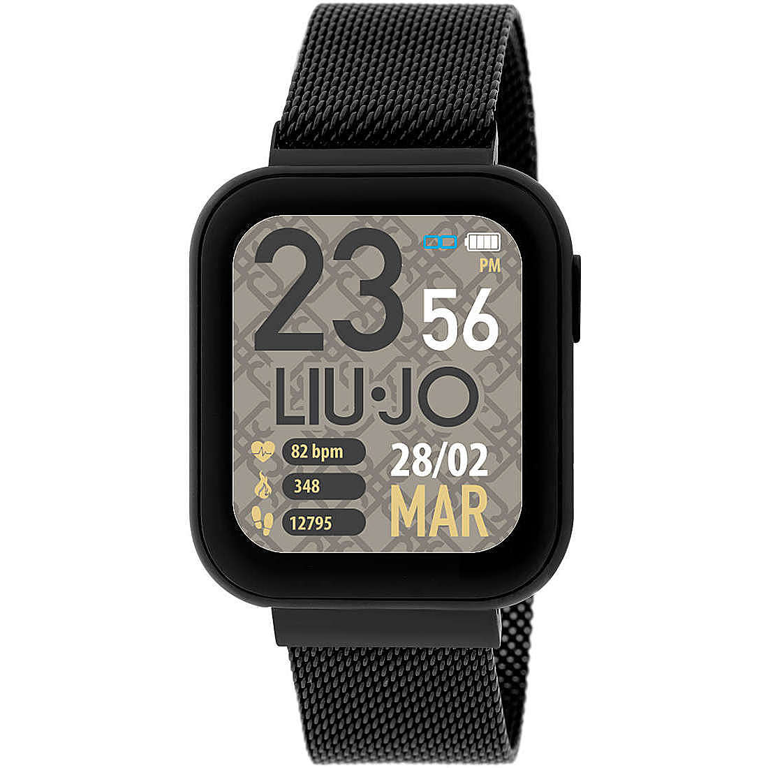 Smartwatch da Donna e Uomo Liu Jo in Acciaio e Acciaio Nero Collezione M