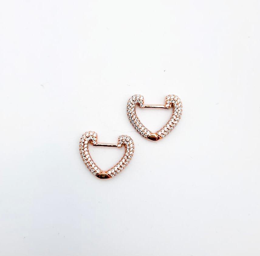 Orecchini Argento 925 Cuori - Toptime Store
