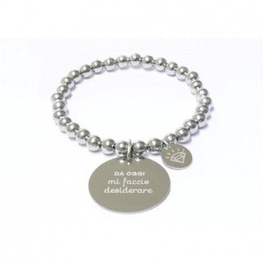Bracciale elastico 10 Buoni Propositi Collezione Bangle da oggi "Mi faccio desiderare"