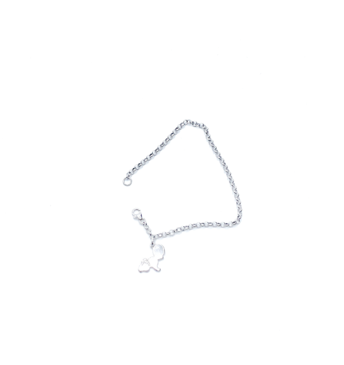 Bracciale Argento 925 con Neonato Pendente - Toptime Store