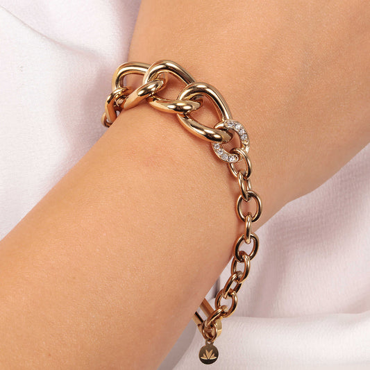 Bracciale da Donna Morellato in Acciaio Dorato Collezione Unica
