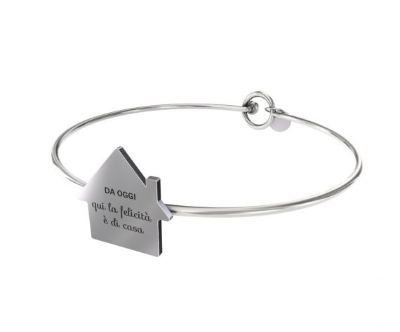 Bracciale 10 Buoni Propositi Collezione Skin da oggi "Qui la felicità è di casa"