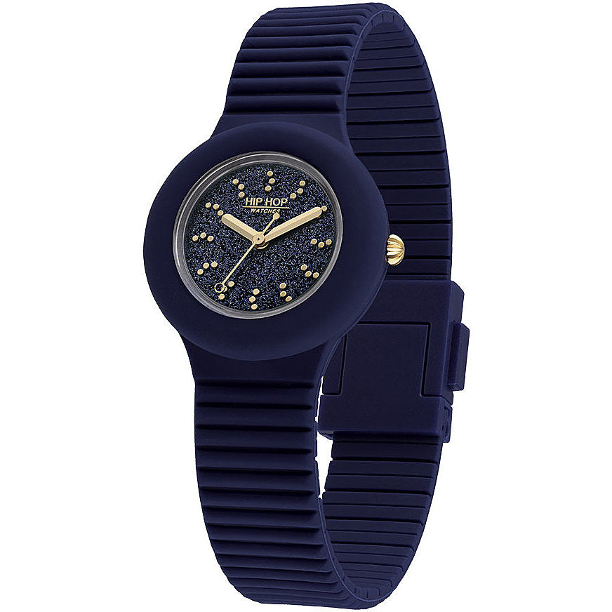 Orologio da Donna Hip-Hop in Silicone Collezione Flight to the Stars Blu