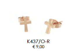 ORECCHINI KABUTO CROCE - Toptime Store