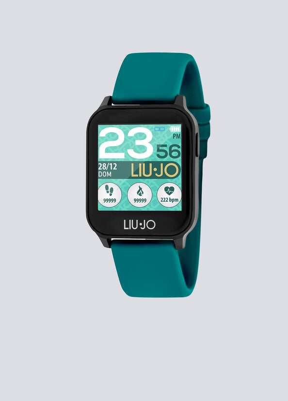 Smartwatch da Donna e Uomo Liu Jo in Acciaio Nero e Silicone Collezione Energy Black
