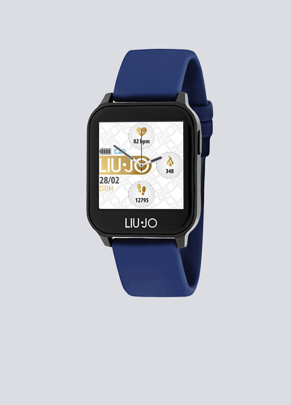 Smartwatch da Donna e Uomo Liu Jo in Acciaio Nero e Silicone Collezione Energy Black