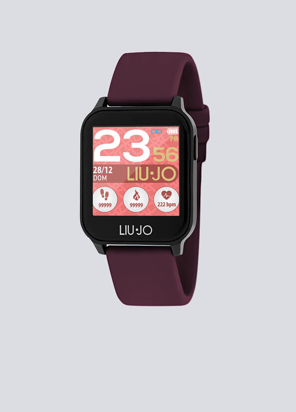 Smartwatch da Donna e Uomo Liu Jo in Acciaio Nero e Silicone Collezione Energy Black
